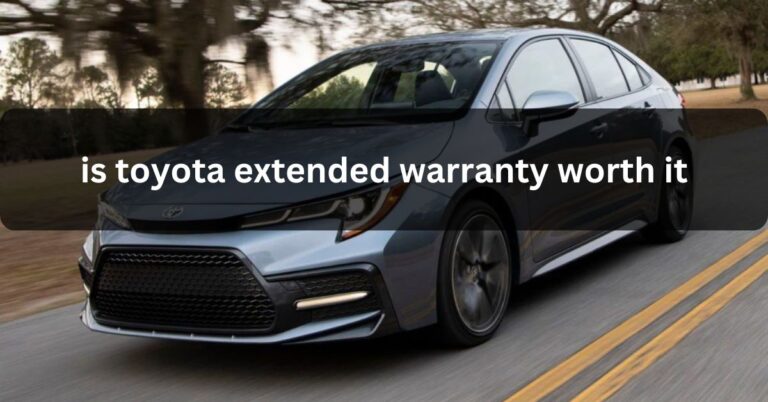is toyota extended warranty worth it